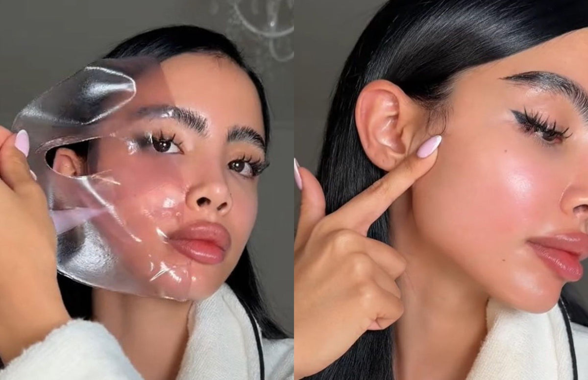 Zenvora Glass Skin Mask™ - Mască Hydrogel cu PDRN & Colagen